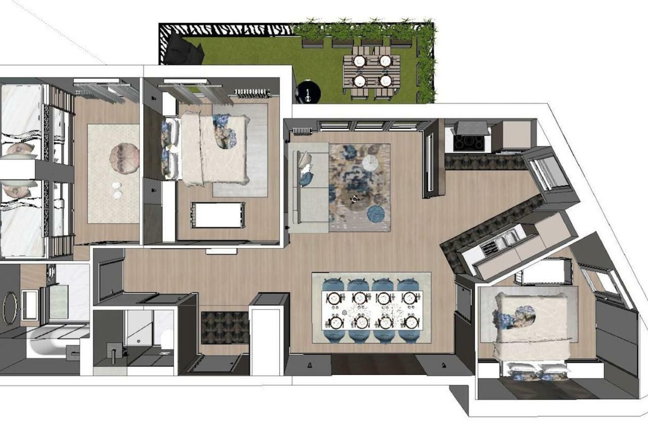 Apartmán Bedland Bailly-Romainvilliers Exteriér fotografie
